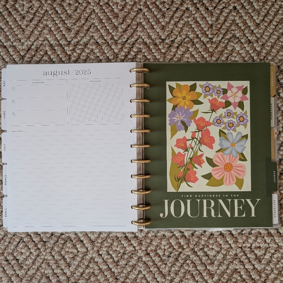 Happy Planner Spring Market Big Dashboard Planner - Picture 8 of 9